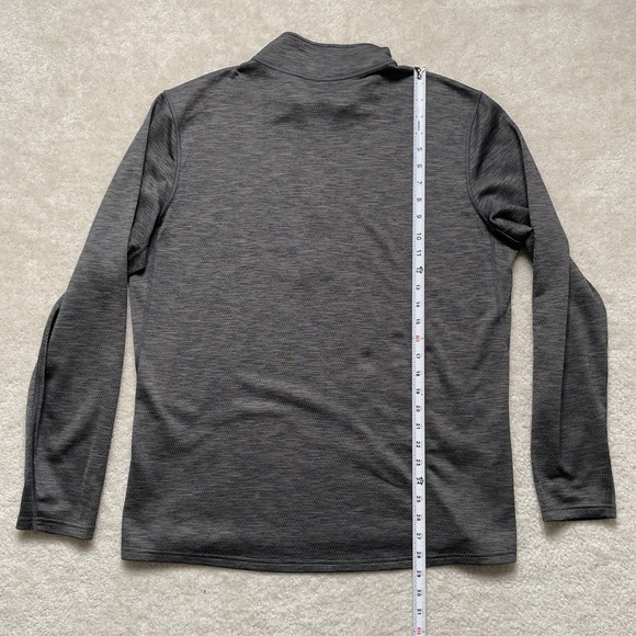 REI Co-op Midweight Base Layer Half-Zip Top Shirt Mens Large Dark Gray 121879 - Picture 5 of 7